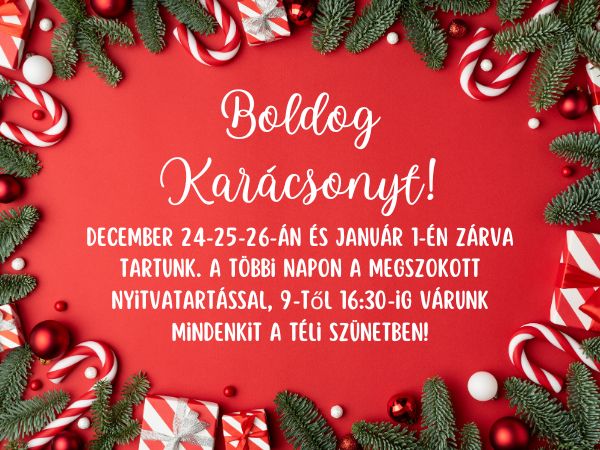 Ünnepi nyitvatartás