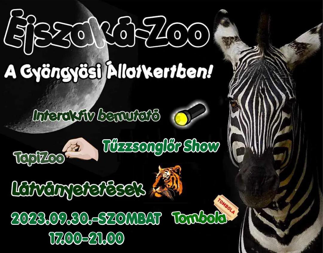 ÉjszakáZOO, a Gyöngyösi Állatkertben!